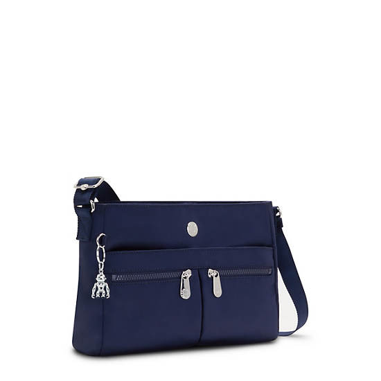 Kipling New Angie Crossbody Bag Handbag Cosmic Blue | CA 1286SG